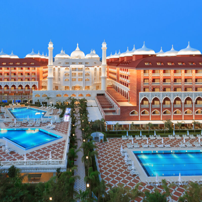 ROYAL TAJ MAHAL Side Antalya aranzmani leto 2024 charter ponudi turcija turisticki agencii ultra all inclusive hoteli