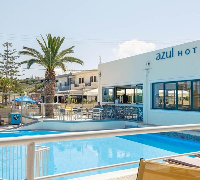 AZUL ECO HOTEL charter ponudi za Krit Grcija ponudi so avion leto od Skopje - Solun turisticki agencii mk