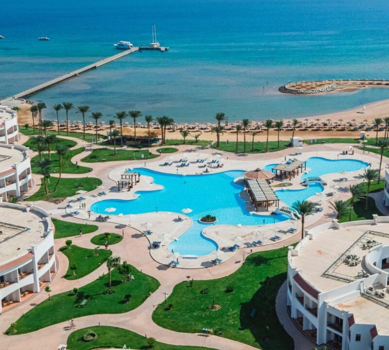 SUNRISE Grand Seas ex. PROTELS GRAND SEAS RESORT hurghada Charter ponuda leto 2024 booking od najdobri turisticki agencii Skopje i Bitola carter let za hurgada